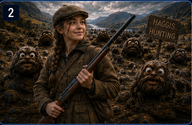 Haggis Hunt Scotland Selfie experience